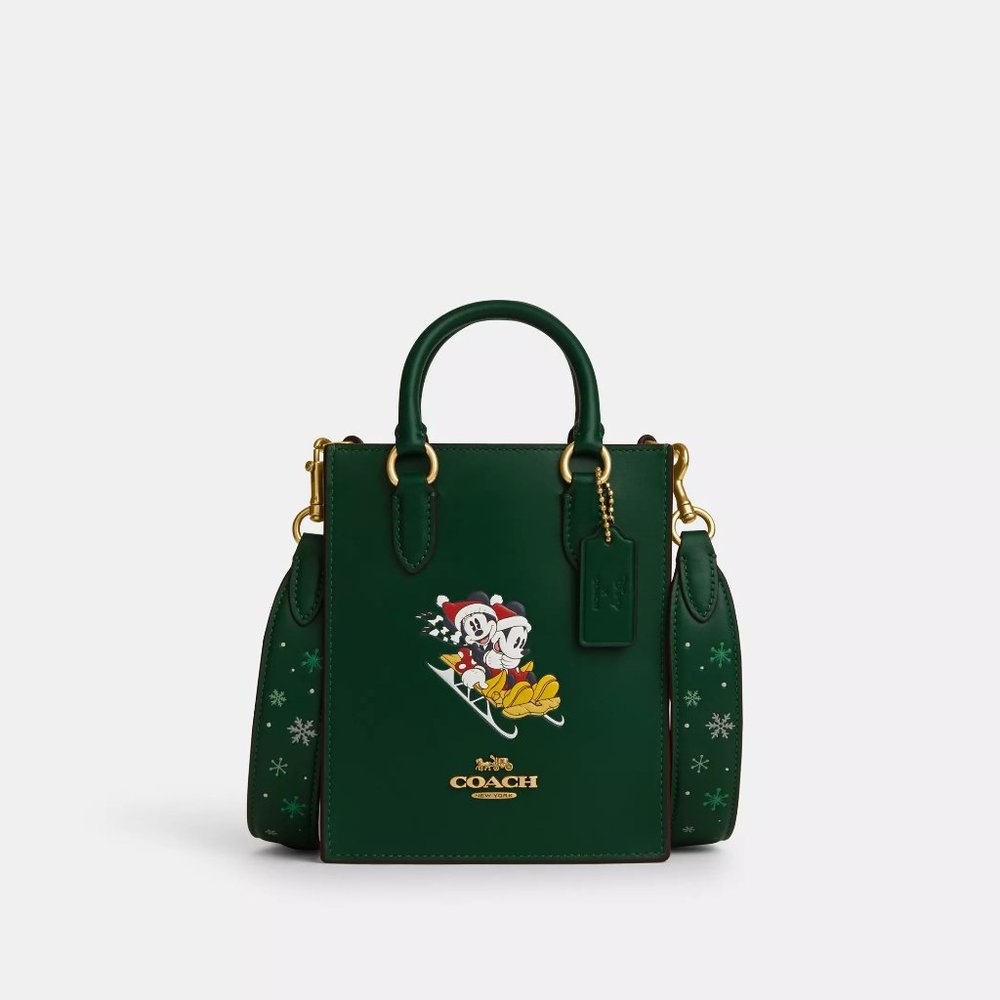 Coach Disney X Coach North South Mini Tote Sled Motif LE 100th - NWT